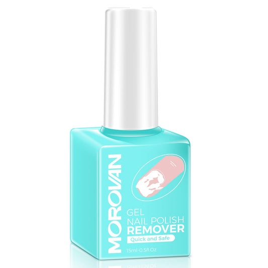 Morovan Gel Nail Polish Remover: Professional Gel Polish Remover for Nails Quickly & Easily & Effectively Remove Gel Polish in 3-5 Minutes No Need Soaking or Wrapping
