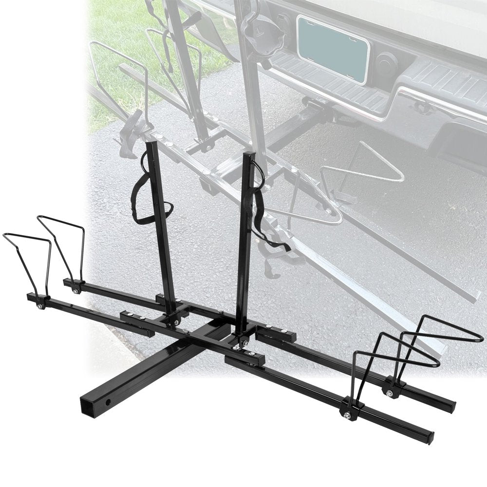 Heavy Duty 2 Bike Bicycle Hitch Mount Carrier Platform Rack Truck SUV for 2'' Receiver Trucks SUV New