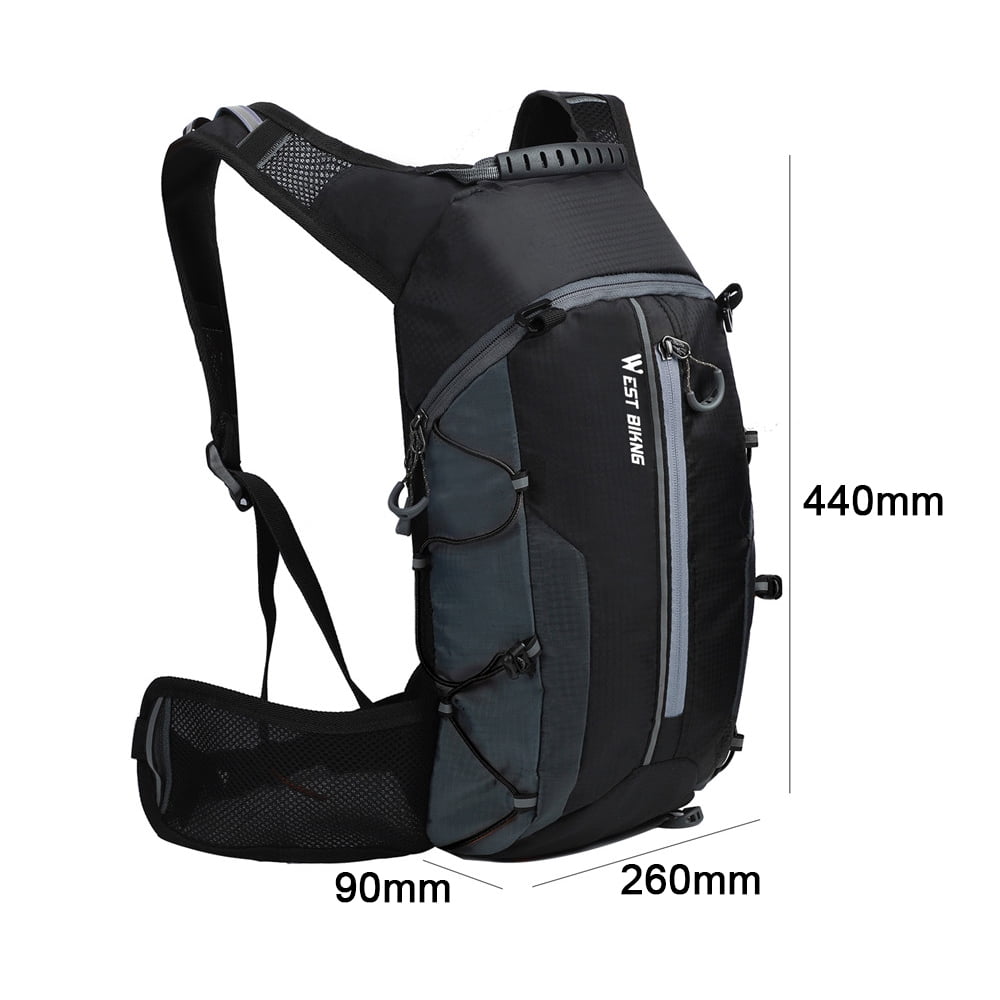 WEST BIKING Waterproof Bag Cycling Backpack Breathable 10L Ultralight Bike Water Bag Climbing Cycling Hydration Backpack