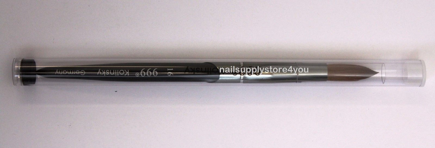 999 Titanium Handle Kolinsky Acrylic Nail Brush For Manicure powder - ROUND