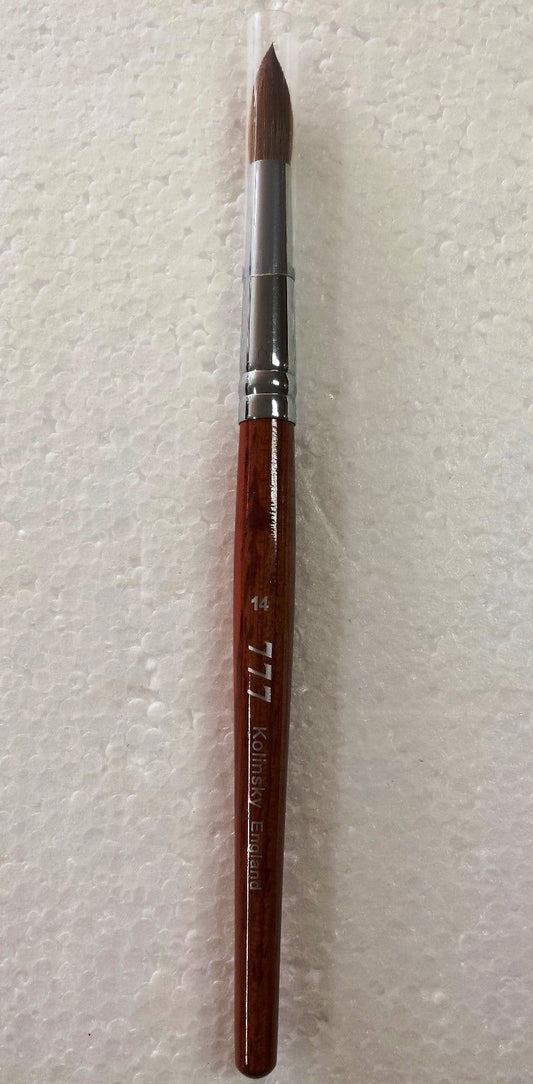 Kolinsky 777 Acrylic Nail Brush size # 14 (ROUND)