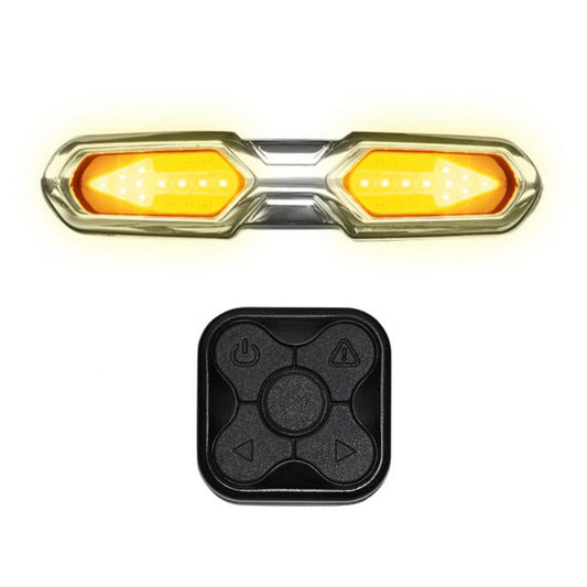 Bike Tail Light with Turn Signals, Rear Bike Light USB Rechargeable LED Bike Lights, Waterproof Remote Control Bicycle Turn Signals & Bike Blinkers Suitable for Mountain Bike, Road Bicycle