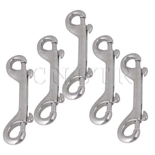 5X 304 Stainless 115Mm Double End Snap Hook Bolt for Diving