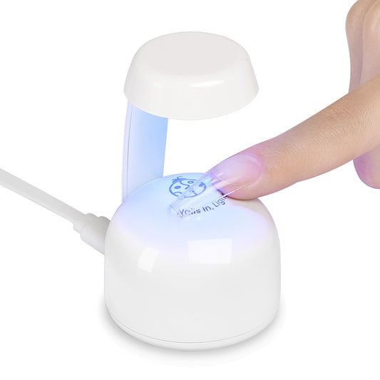 Beetles Mini Uv Light for Gel Nails Flash Curing Innovative with Smart Sensor for Easy and Fast Extension System, Portable Manicure Uv Led Light for Gel Nail Polish DIY Nail Art