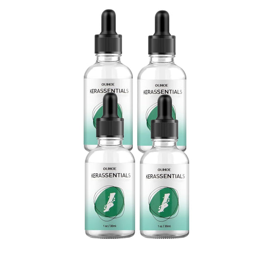 MUBSEOTH Kerassentials Toenail Oil, Kerassentials Nails Nutrient Oil, Nail Repair Solution 30ML/1PCS (4PCS)