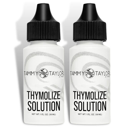 Tammy Taylor Thymolize Nail Treatment for Damaged Nails | Extra Strength Liquid Drops Toenail Repair Solution for Thick & Discolored Toe Nails & Fingernail Care | Stop Nail Biting Immediately | 2 Pack