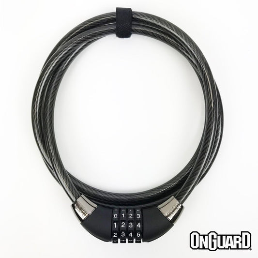 Onguard Cable Combination Bicycle Lock with Hardened Security