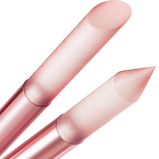 Glass Cuticle Pusher - Manicure Cuticle Stick - Crystal Glass Cuticle Remover - Professional Nail Care Tool - Genuine Czech Quality Premium File Set