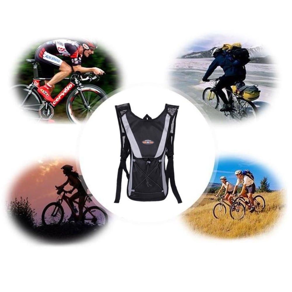 Cycling backpack, mountain bike portable hydration backpack, 2L hydration backpack
