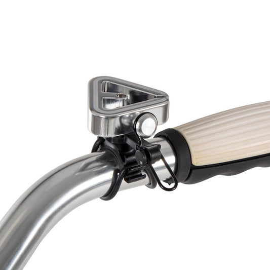 Modern Ring Bell for Bicycles, Silver, by Huffy