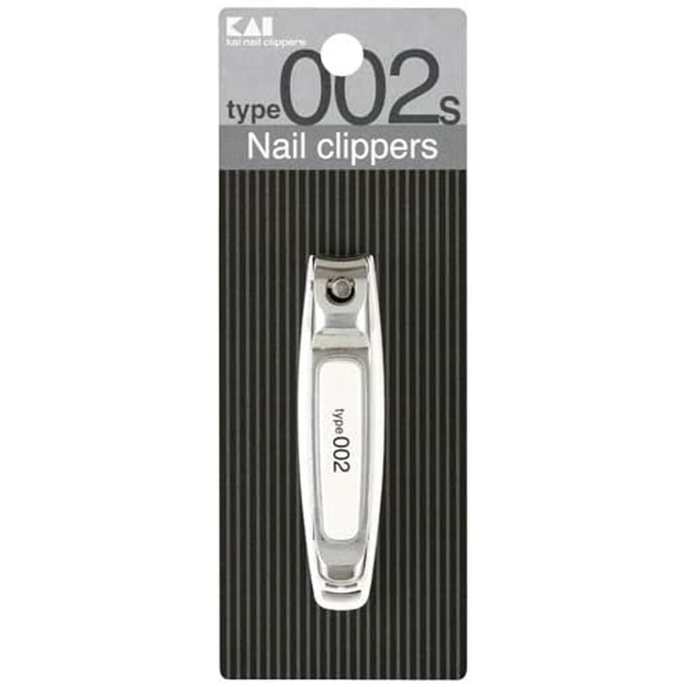 KAI nail clippers type002 S White curve blade made in Japan KE0125 Slim Style
