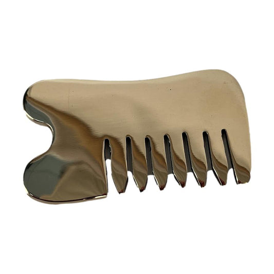 Diamond Way Ayurveda Kansa Gua Sha Comb