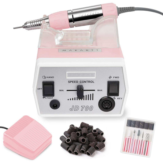 Geneviere E File Professional Nail Drill 30000RPM (Pink JD700)
