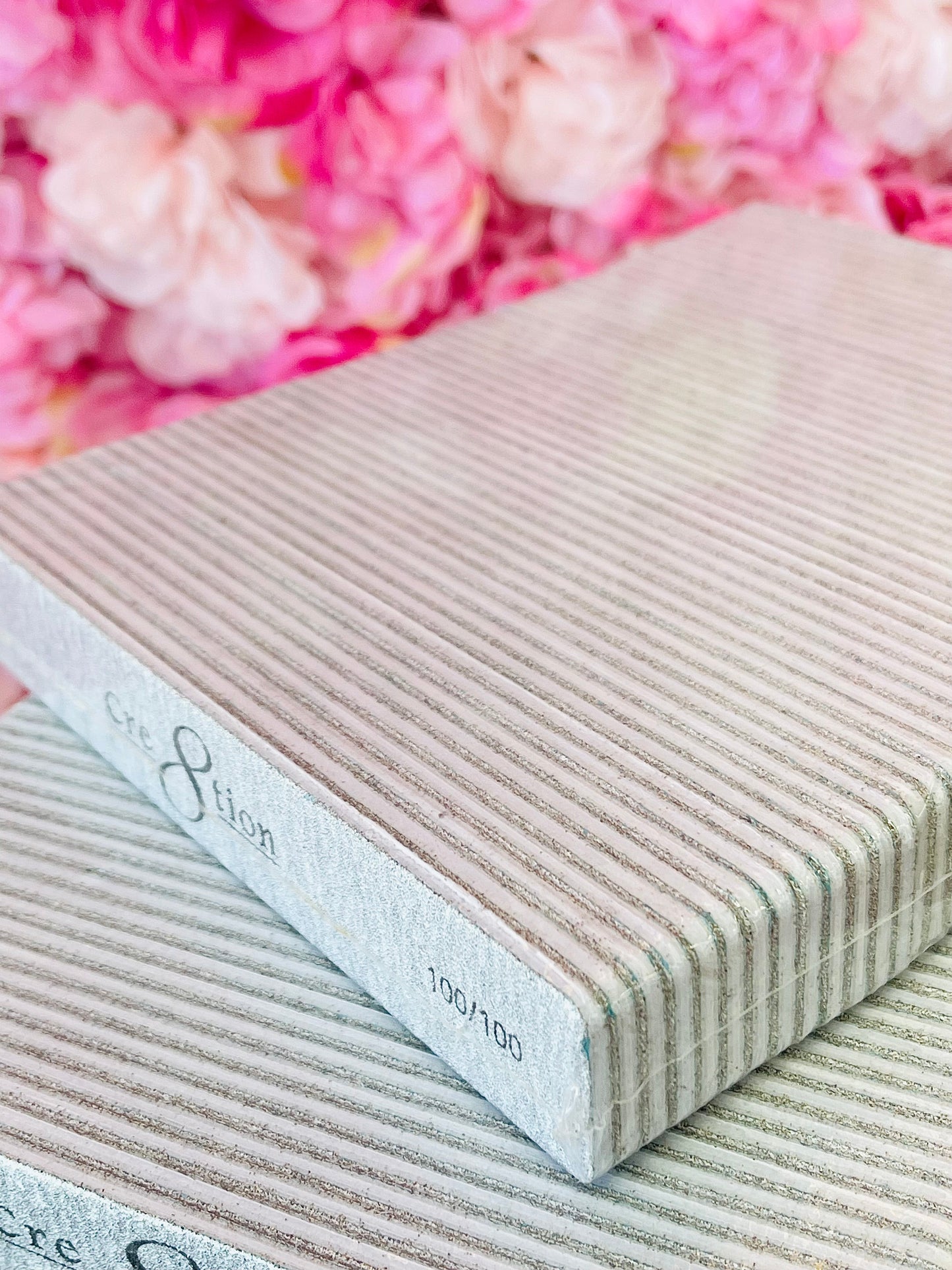 Cre8tion Premium Jumbo Zebra Nail Files-50 pcs