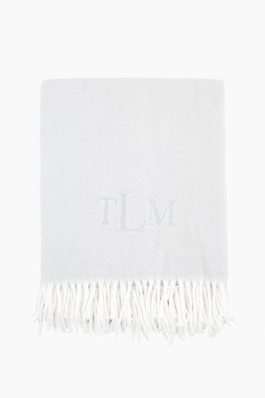 Silver Pezzo Throw