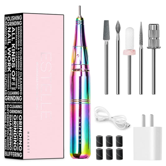 Estelle Cordless Professional Nail Drill (8000rpm, 12000rpm, 18000rpm)