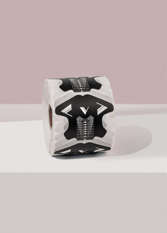 Nail Forms - Matte Black - Short