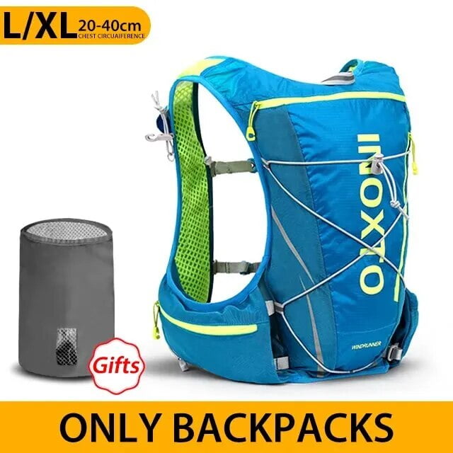 Running Hydrating Vest Backpack 8L, Cycling Hydrating Backpack Hiking Marathon Hydrating, With 2L Water Bag Blue Model 1
