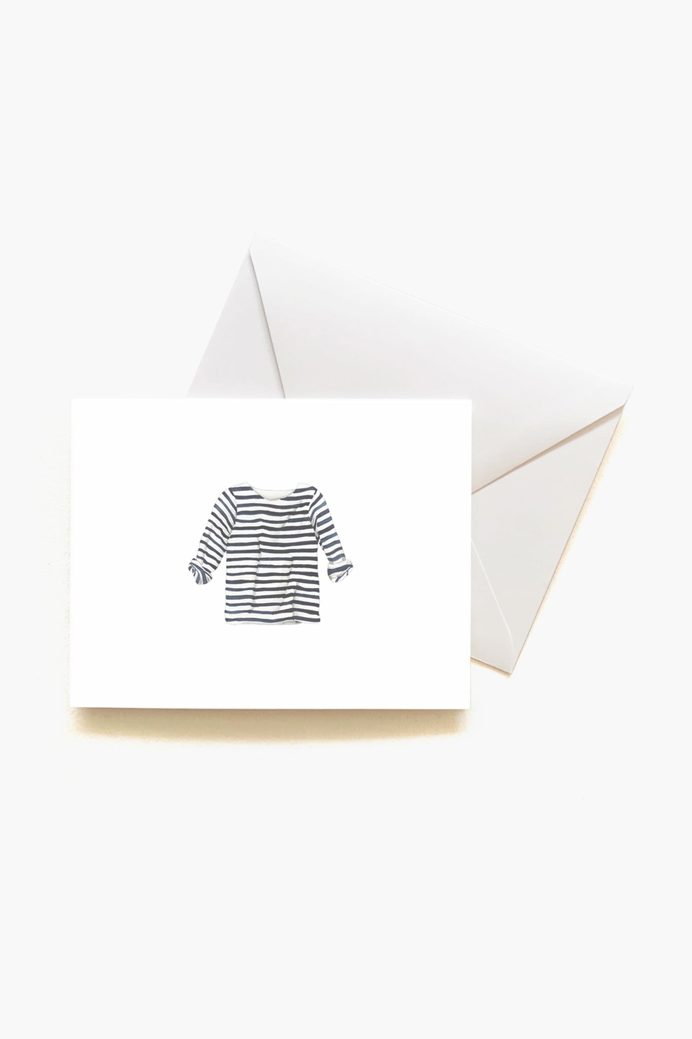 Navy Striped Shirt Boxed Notes Set