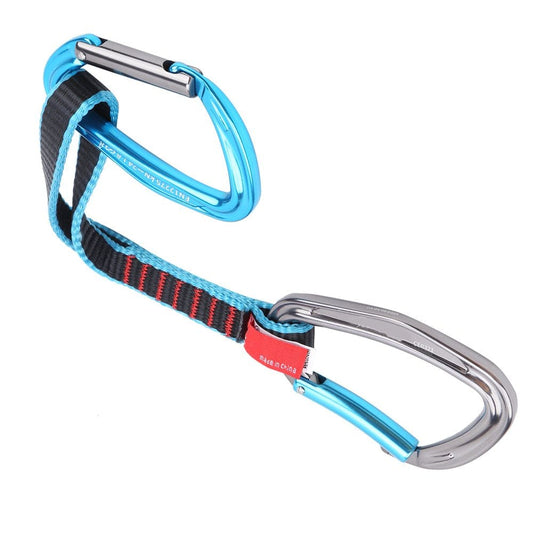 ACOUTO Carabiner Clips Camnal 38CM Extenders Straight Bent Carabiner Rock Climbing Quickdraw Sling