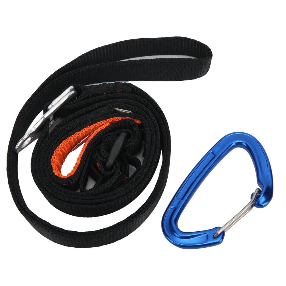 Ascender Webbing Sling, Lightweight 15KN Pulling Force Thicken Polyester Webbing Climbing Foot Loop for Mountaineering Rock Climbing and Aerial Work