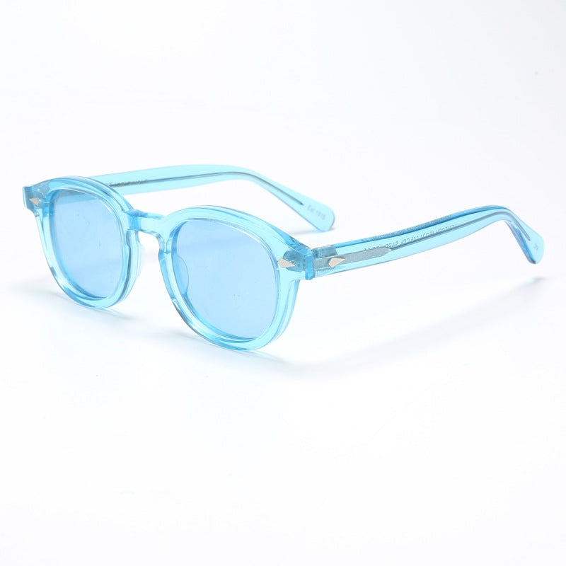 Retro Acetate Polarized Sunglasses - Blue Force Sports
