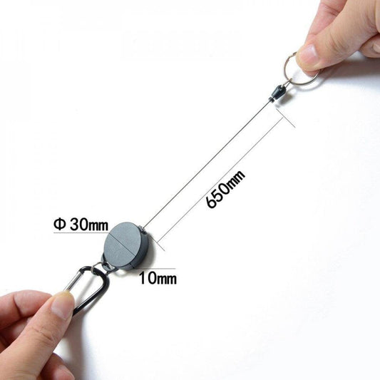 Brand Clearance!!Camping Carabiner Key Ring 3 Styles Keychain Outdoor Tools for Hiking Climbing Anti-Lost Security Buckle