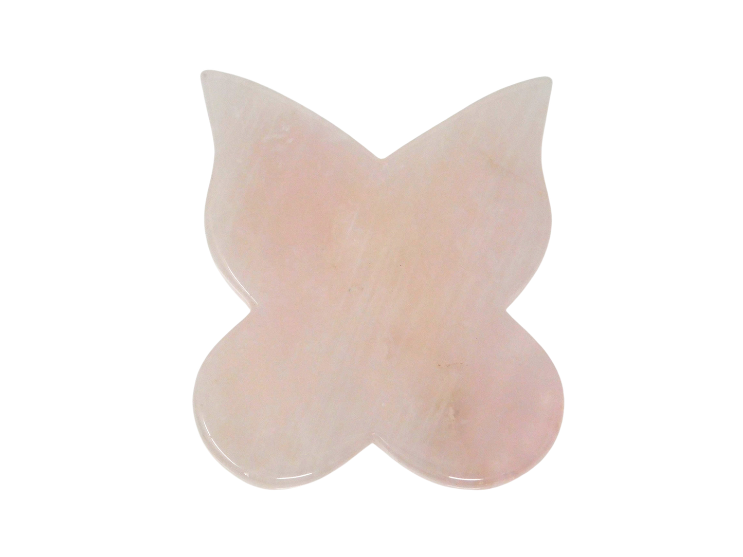 Rose Quartz Butterfly Gua Sha