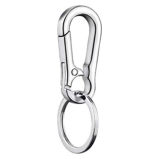 BYDOT Heavy Duty Key Rings Mini Carabiners Keychain Quickdraw Hooks Anti-Rust