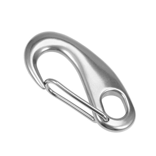 Carabiner Snap Hook,304 Stainless Steel Spring Gate Snap Hook Clip 100Mm/3.93" Marine Grade Lobster Claw