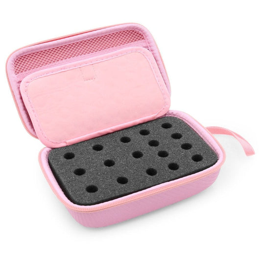 CASEMATIX Cricut Tool Organizer Fits up to 17 Cricut Blades - Tool Box Organizer for Cricut Joy and More Fits Cricut Blade Debossing Tip and Others - Includes Tool Bag Organizer Only, Pink