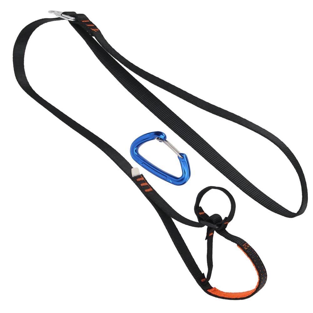 Climbing Foot Loop, Ascender Webbing Sling Thicken Polyester Webbing for Mountaineering Rock Climbing and Aerial Work