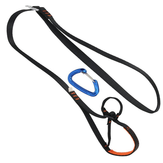Climbing Foot Loop, Ascender Webbing Sling Thicken Polyester Webbing for Mountaineering Rock Climbing and Aerial Work