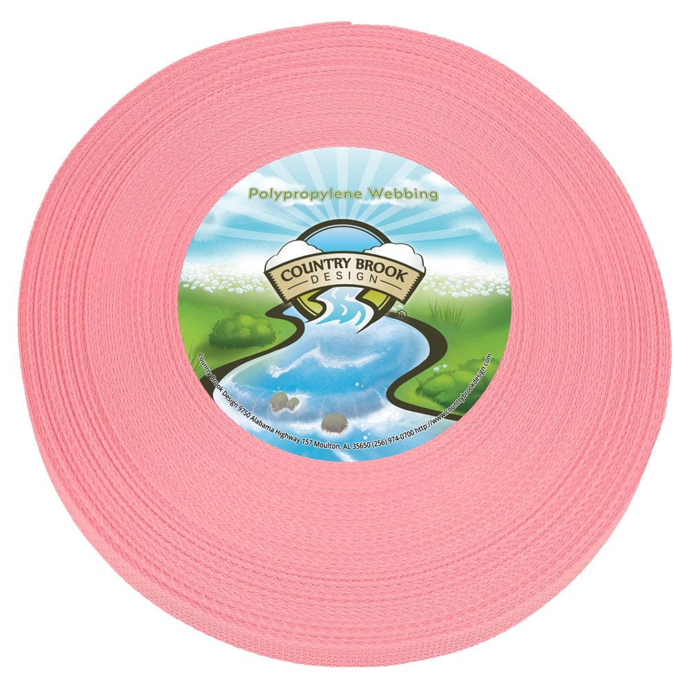 Country Brook Design® 1/2 Inch Dark Green Polypro Webbing, 10 Yards