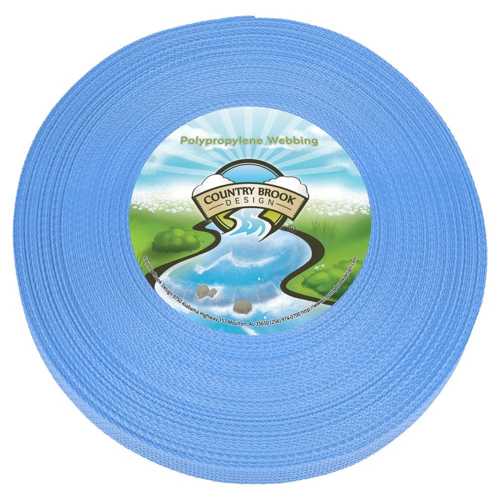 Country Brook Design® 1/2 Inch Dark Green Polypro Webbing, 10 Yards