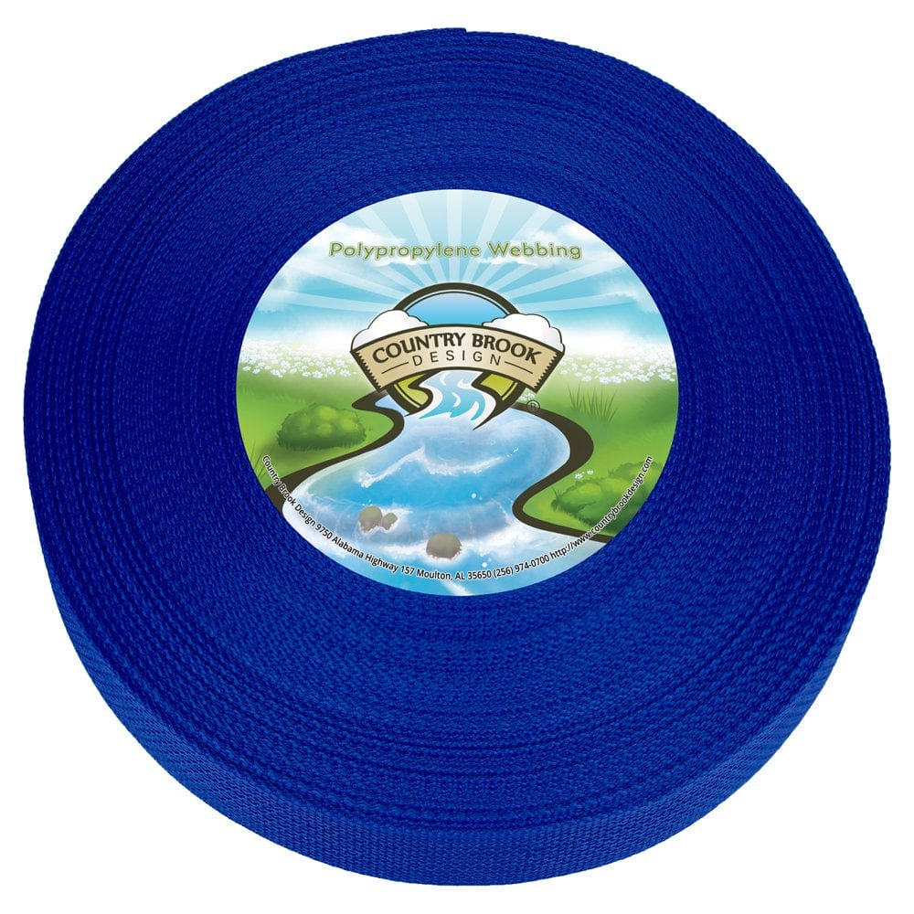 Country Brook Design® 1 Inch Pastel Pink Polypro Webbing, 10 Yards