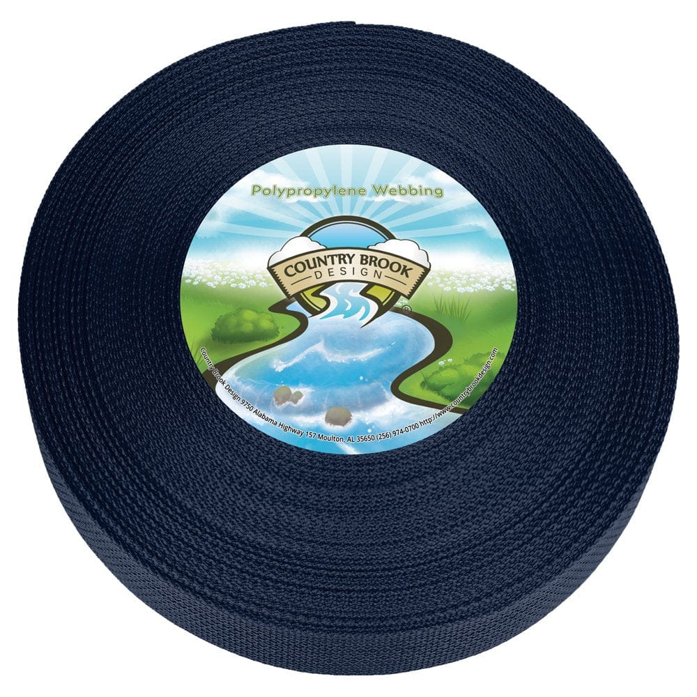 Country Brook Design® 1 Inch Pastel Pink Polypro Webbing, 10 Yards