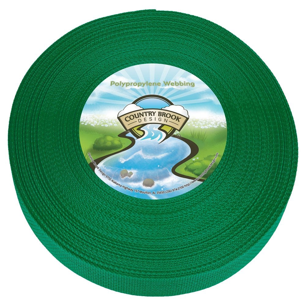 Country Brook Design® 1 Inch Pastel Pink Polypro Webbing, 10 Yards