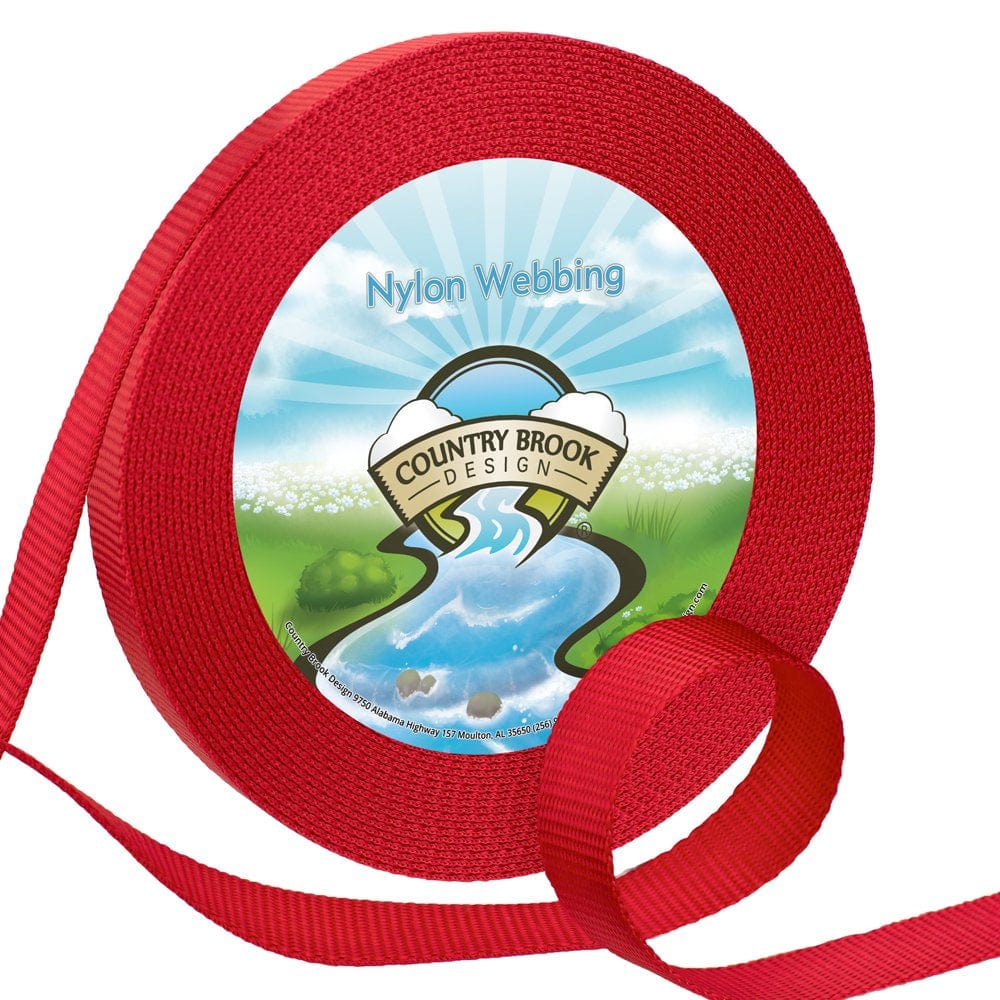 Country Brook Design&Reg; 1 Inch Ice Blue Heavy Nylon Webbing