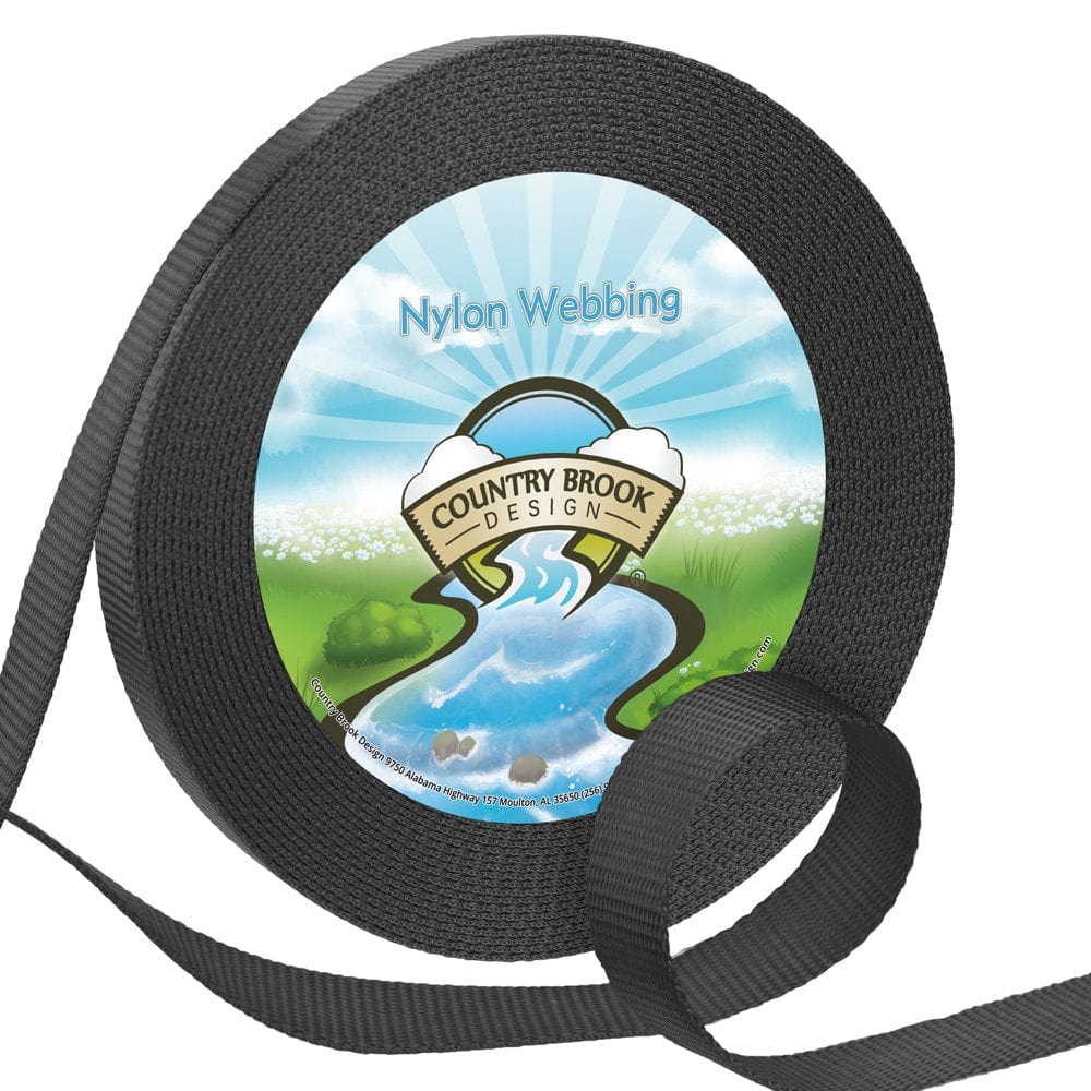 Country Brook Design&Reg; 1 Inch Ice Blue Heavy Nylon Webbing