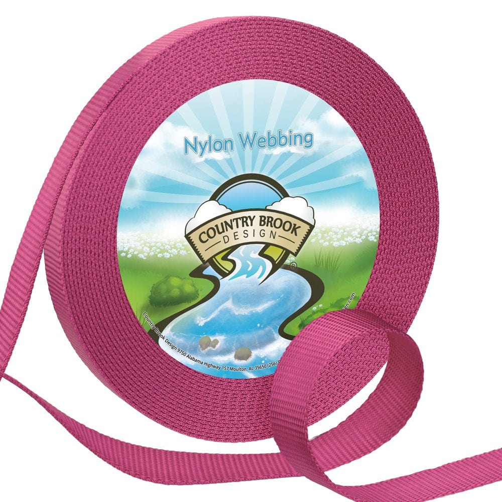 Country Brook Design&Reg; 1 Inch Ice Blue Heavy Nylon Webbing