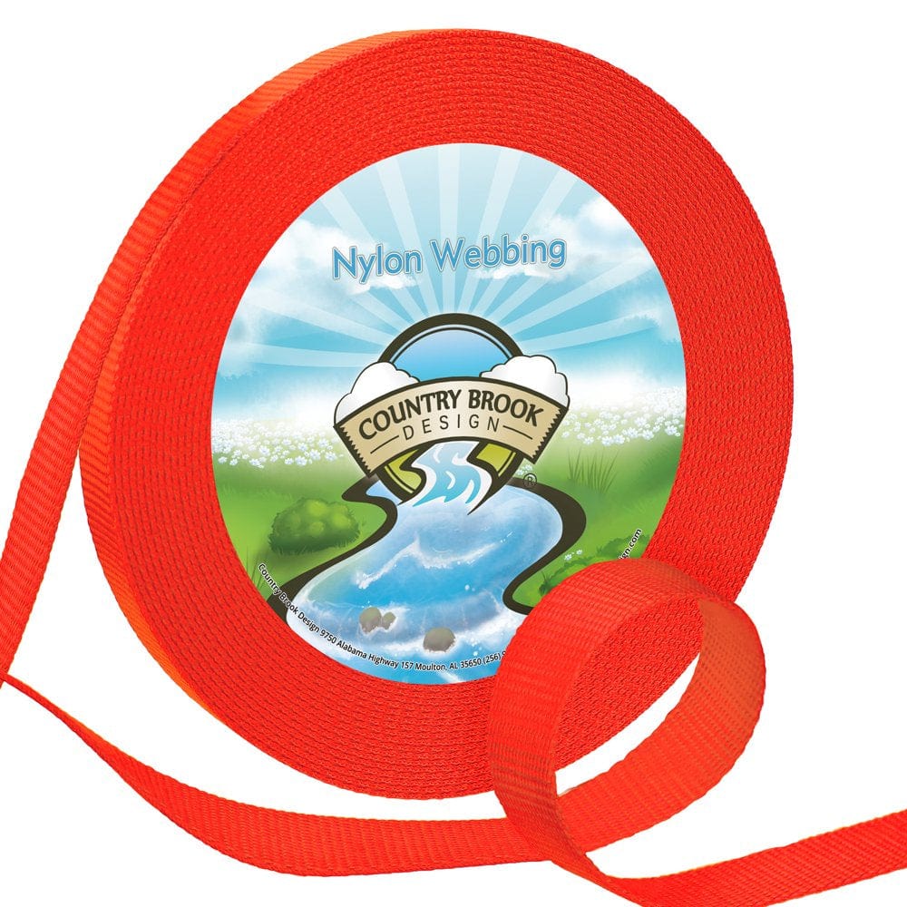 Country Brook Design&Reg; 1 Inch Ice Blue Heavy Nylon Webbing