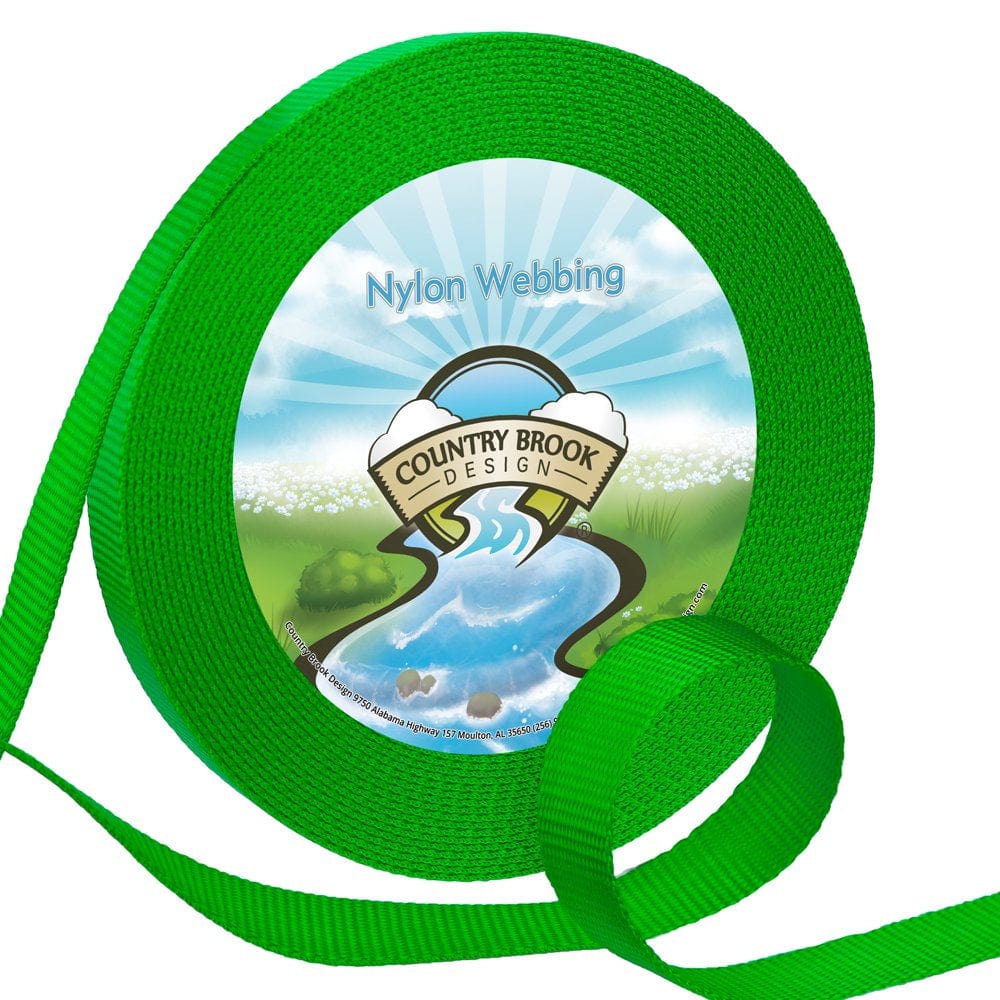 Country Brook Design&Reg; 1 Inch Ice Blue Heavy Nylon Webbing