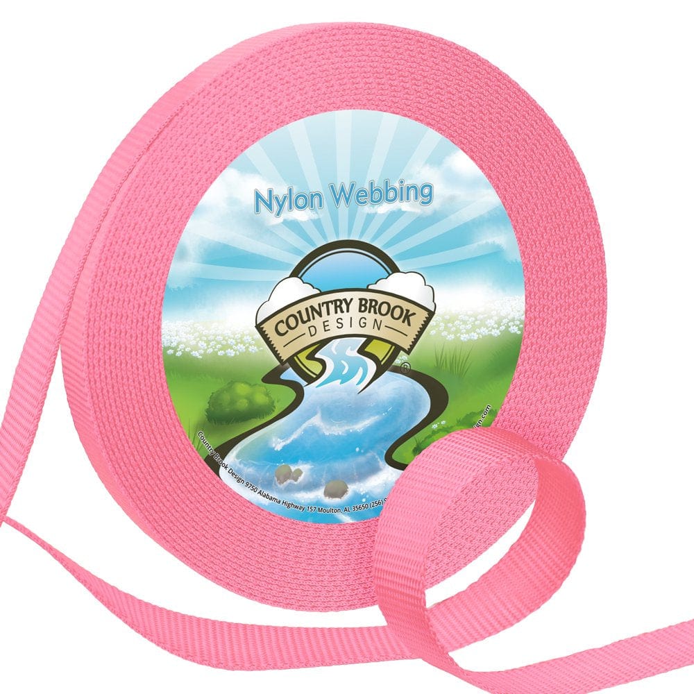 Country Brook Design&Reg; 1 Inch Ice Blue Heavy Nylon Webbing