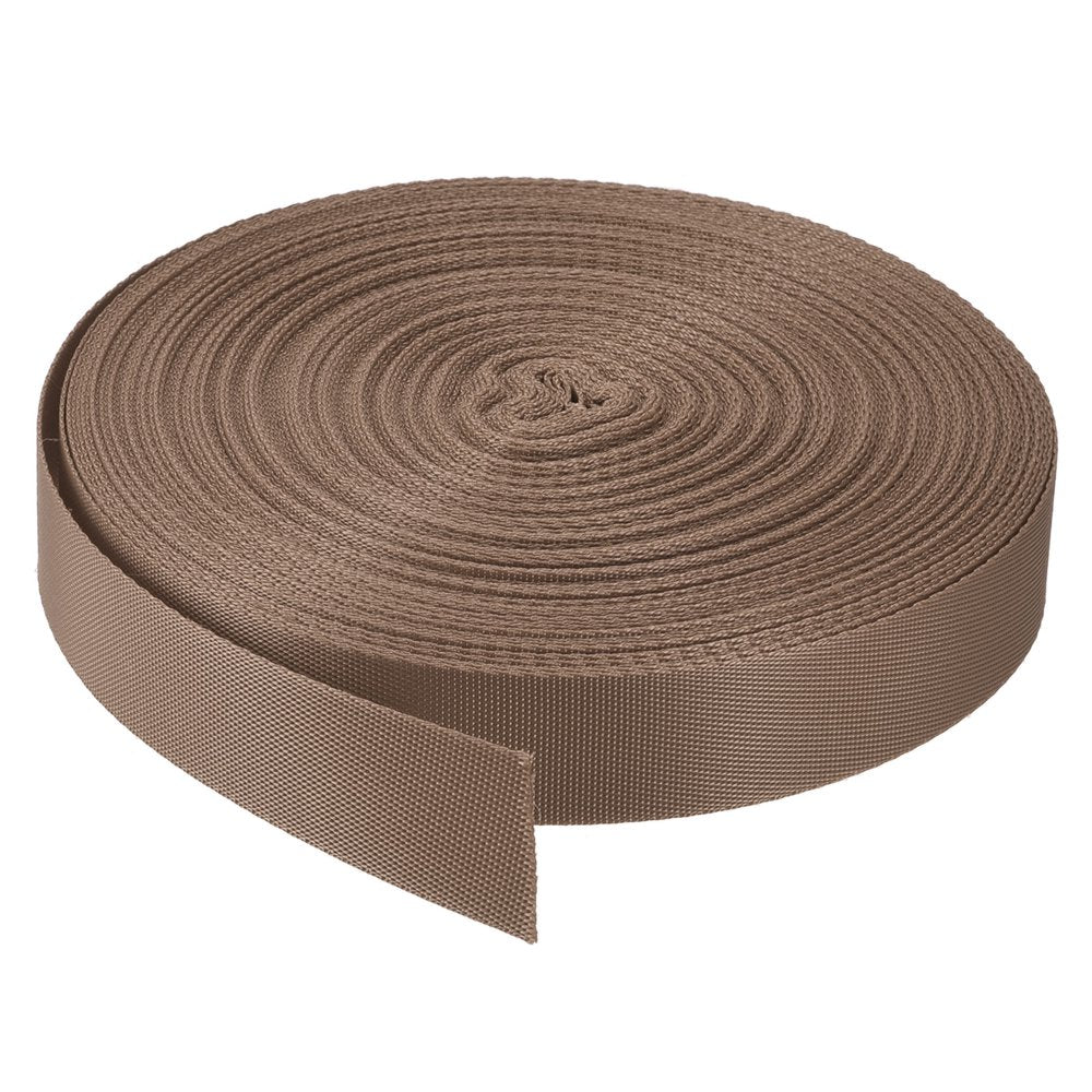 Flat Nylon Webbing Strap 1 Inch 30 Yards Blue for Backpack, Luggage-Rack