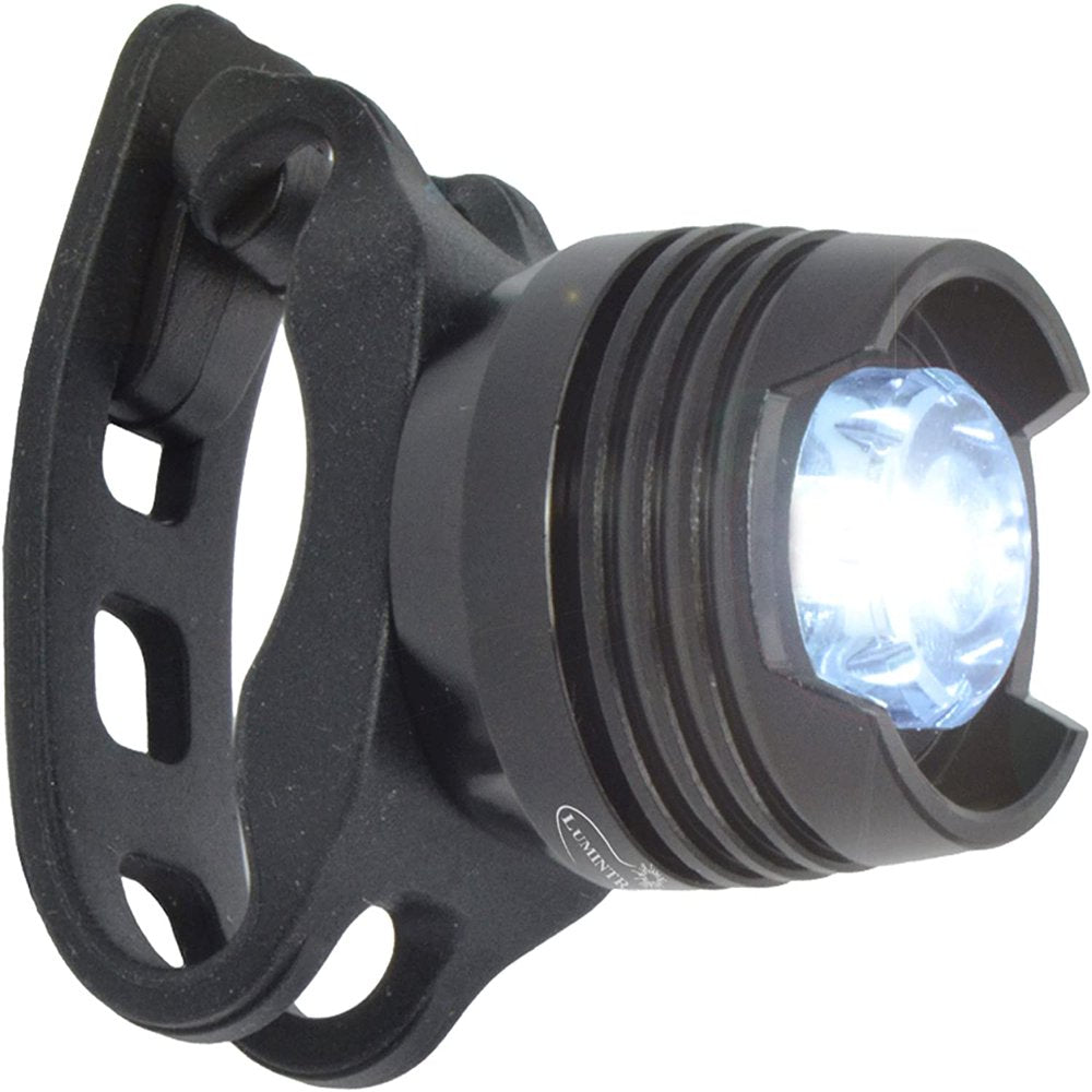 Lumintrail Waterproof LED Bike Headlight White Front Safety Bicycle Light Batteries Included