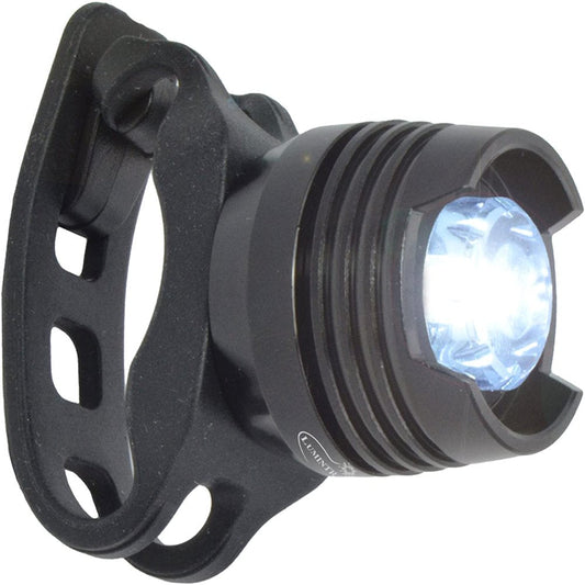 Lumintrail Waterproof LED Bike Headlight White Front Safety Bicycle Light Batteries Included
