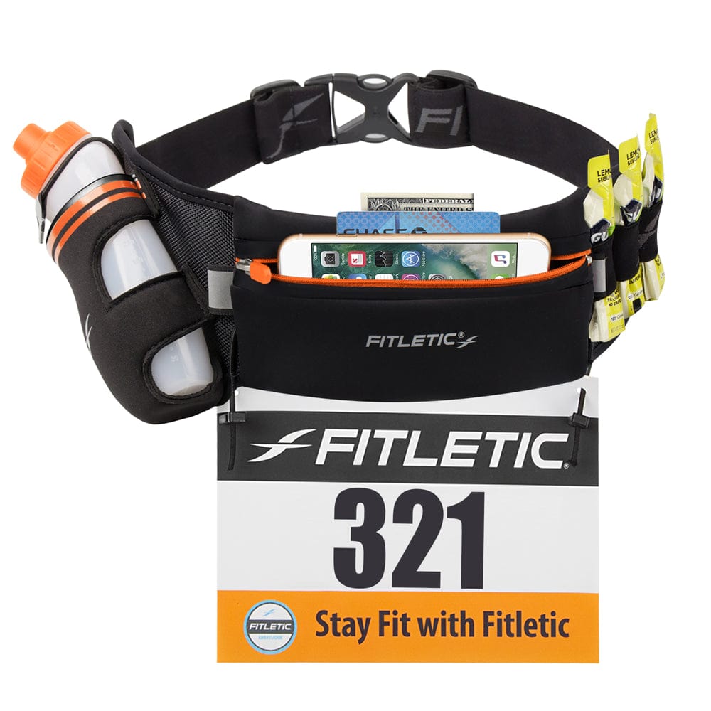Fitletic Fully Loaded Water and Gel Belt : BLK, S/M