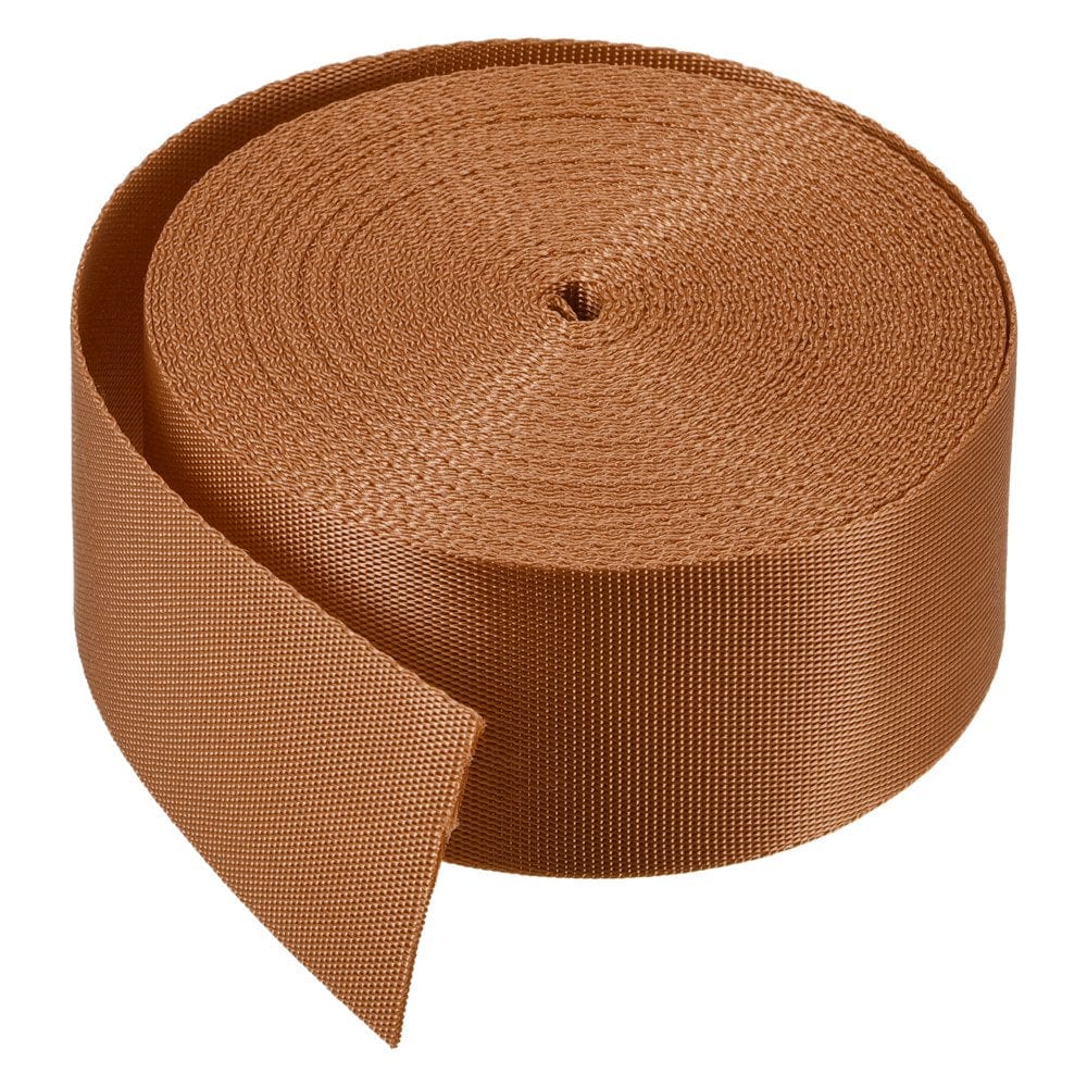 Flat Nylon Webbing Strap 1.5 Inch 10 Yards Blue for Backpack, Luggage-Rack