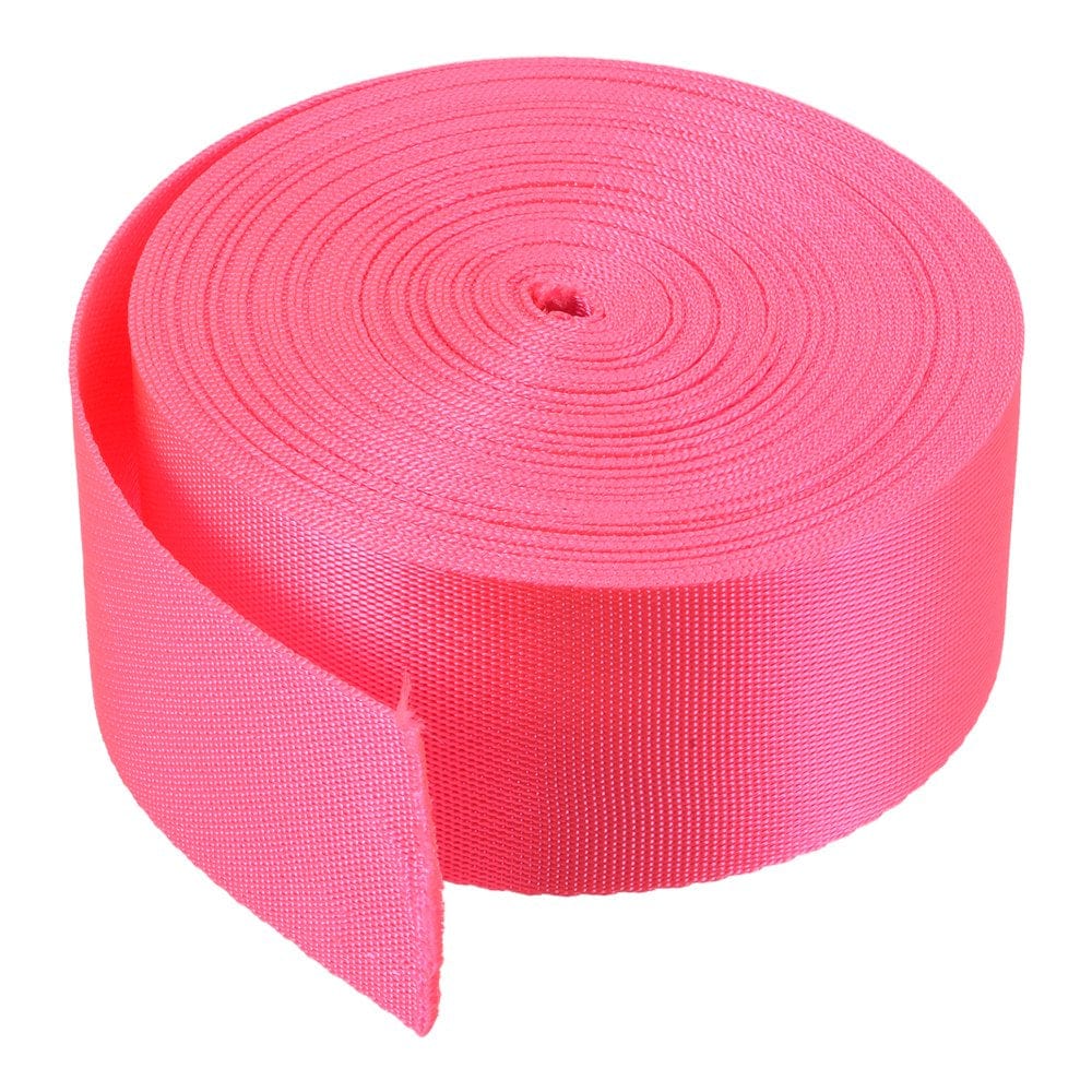 Flat Nylon Webbing Strap 1.5 Inch 10 Yards Blue for Backpack, Luggage-Rack